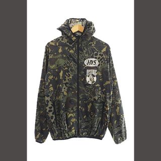 ヒステリックグラマー(HYSTERIC GLAMOUR)のヒステリックグラマー コンバインド 迷彩 カモフラ パーカー S カーキ ●(パーカー)