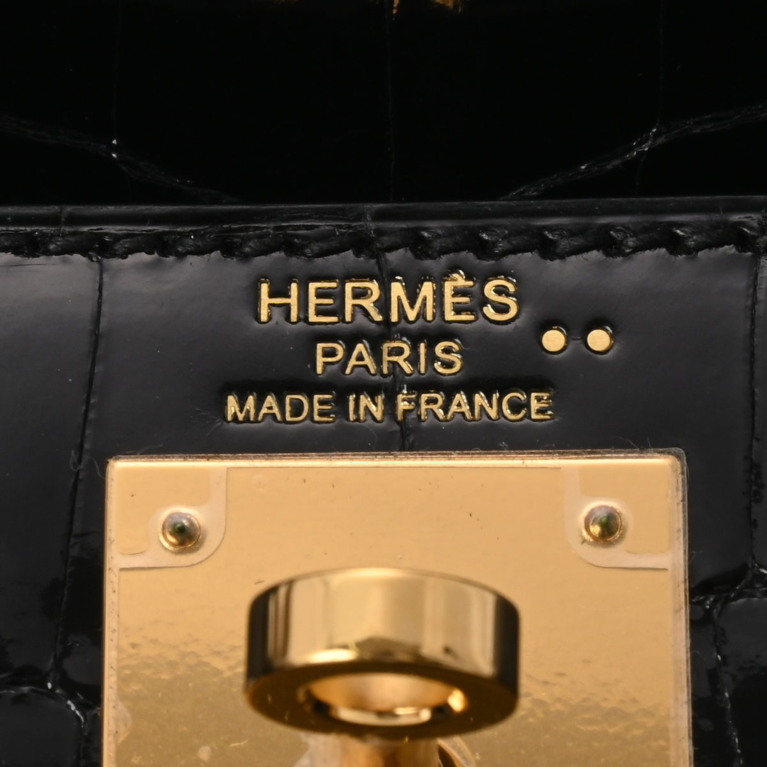 Hermes(エルメス)の中古 エルメス HERMES レディース 2WAYバッグ ブラック /ゴールド金具 ニロティカスリセ レディースのバッグ(その他)の商品写真