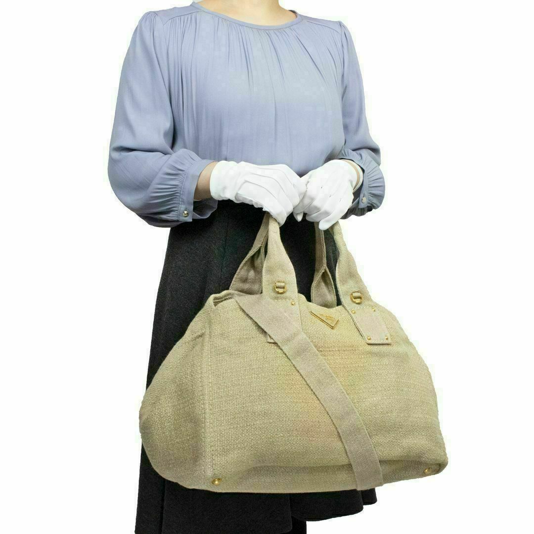 PRADA - 【全額返金保証・送料無料】プラダの2wayトートバッグ・正規品