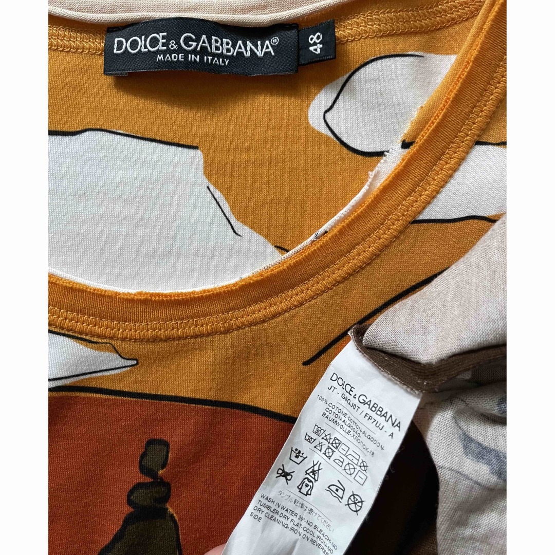 DOLCE&GABBANA(ドルチェアンドガッバーナ)のDOLCE&GABBANA Tシャツ　48サイズ メンズのトップス(Tシャツ/カットソー(半袖/袖なし))の商品写真