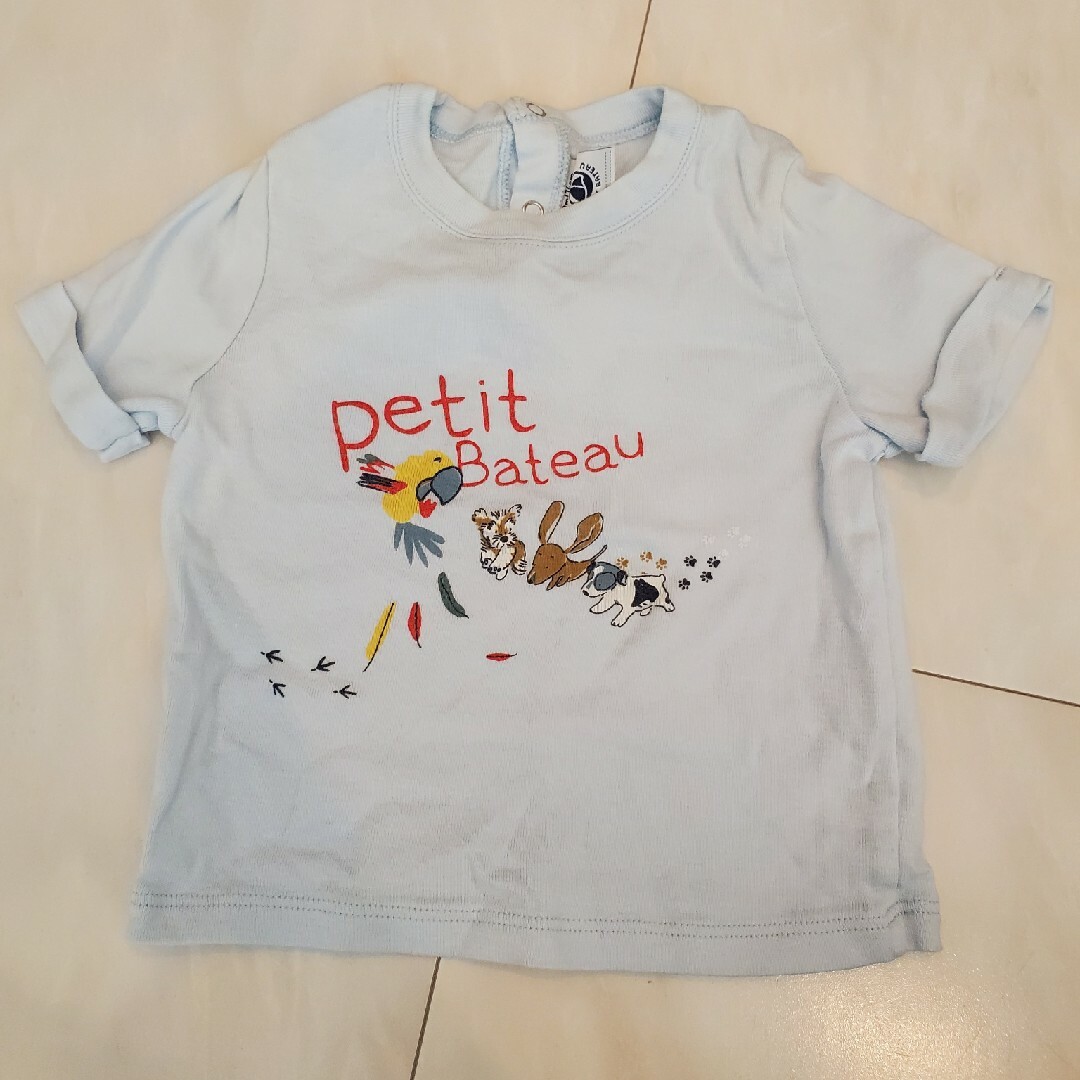 PETIT BATEAU(プチバトー)のプチバトー　Tシャツ　70 74 12M キッズ/ベビー/マタニティのベビー服(~85cm)(Ｔシャツ)の商品写真