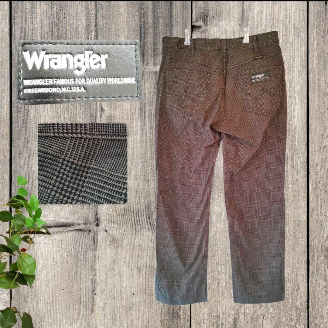 Wrangler(ラングラー)のラングラー／Wrangler／33／L相当／メンズ　グレンチェック柄　秋冬パンツ メンズのパンツ(デニム/ジーンズ)の商品写真