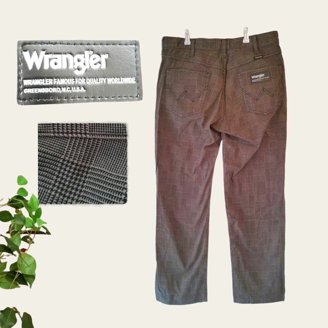 Wrangler(ラングラー)のラングラー／Wrangler／33／L相当／メンズ　グレンチェック柄　秋冬パンツ メンズのパンツ(デニム/ジーンズ)の商品写真