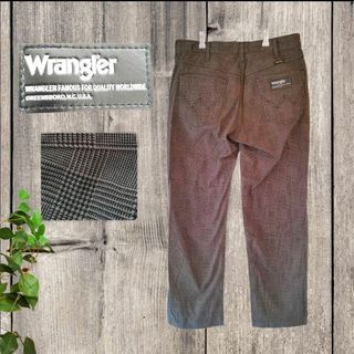 ラングラー(Wrangler)のラングラー／Wrangler／33／L相当／メンズ　グレンチェック柄　秋冬パンツ(デニム/ジーンズ)