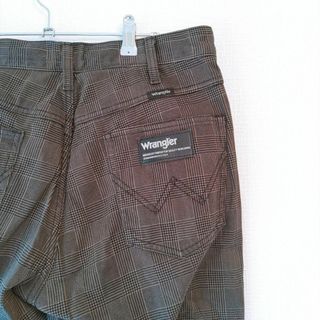 ラングラー／Wrangler／33／L相当／メンズ　グレンチェック柄　秋冬パンツ