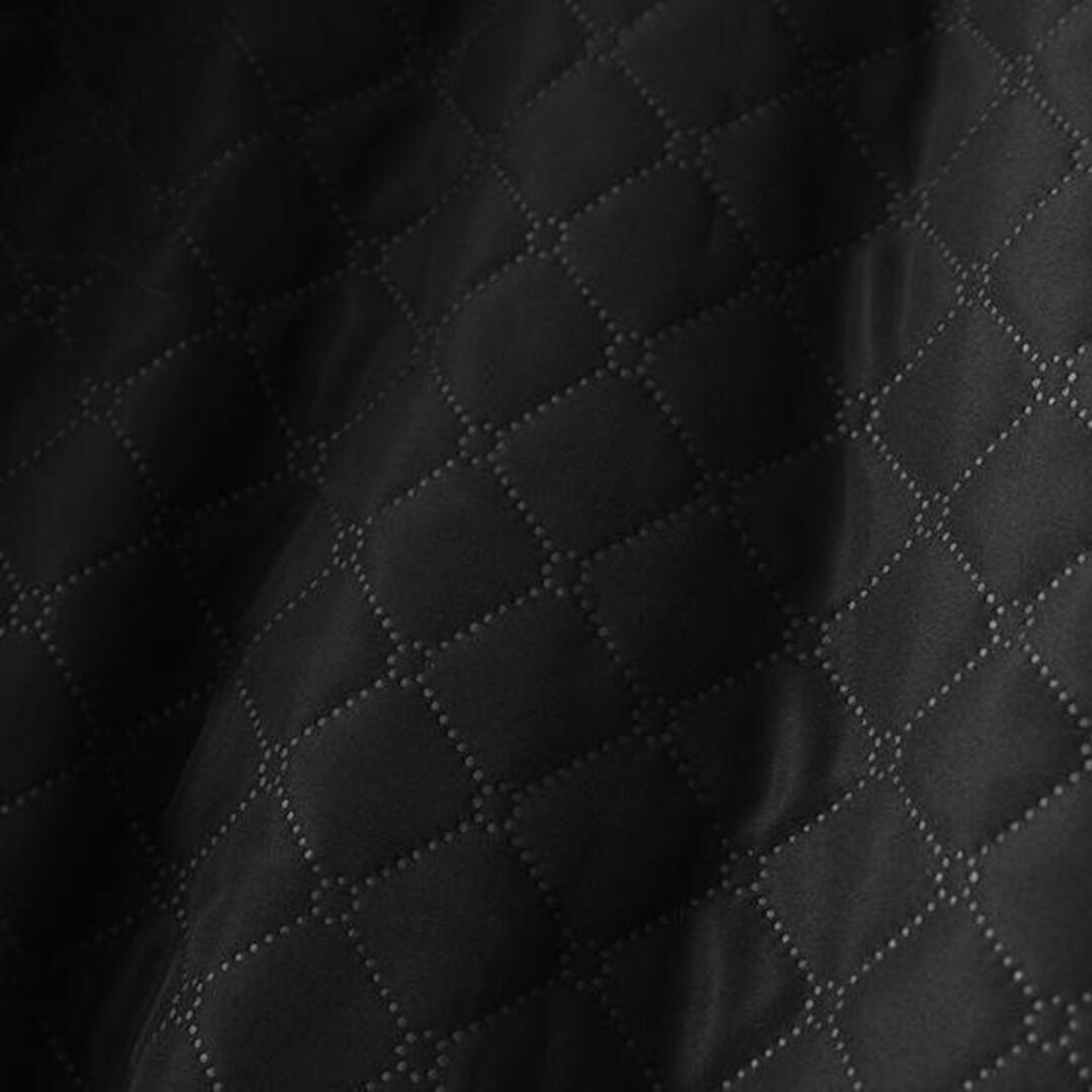 新品★最高級↑フォックス &羊革 &中棉コート黒ライダースジャケット毛皮ファー 6