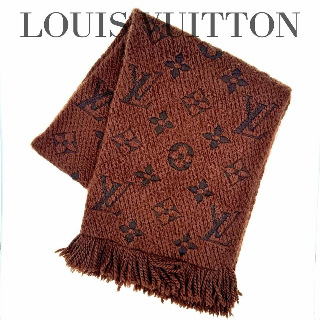 ルイヴィトン LOUIS VUITTON マフラー エシャルプ ロゴマニア-
