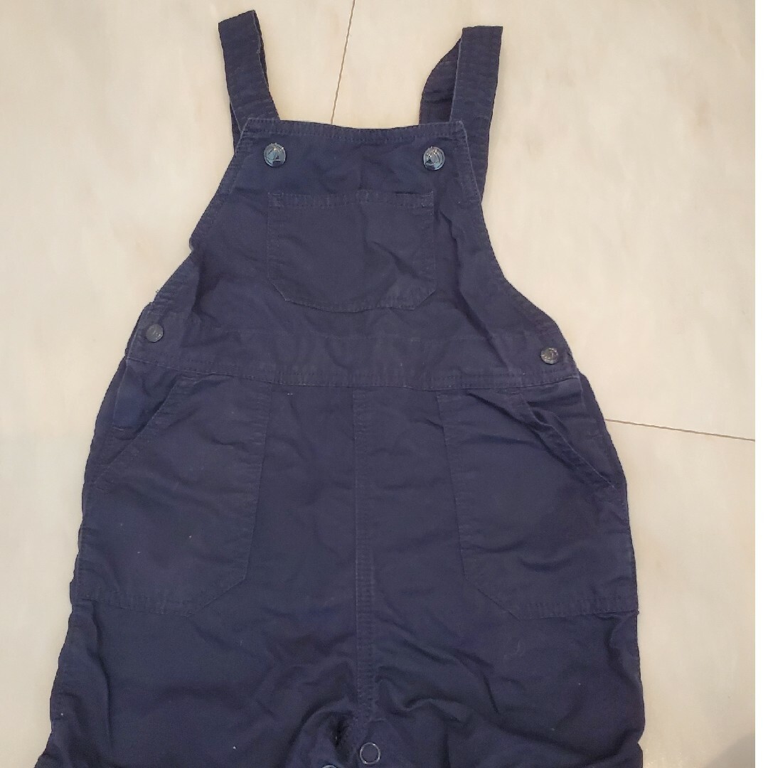 PETIT BATEAU(プチバトー)のプチバトー　サロペット　74サイズ　12M　70 75 80 キッズ/ベビー/マタニティのベビー服(~85cm)(カバーオール)の商品写真