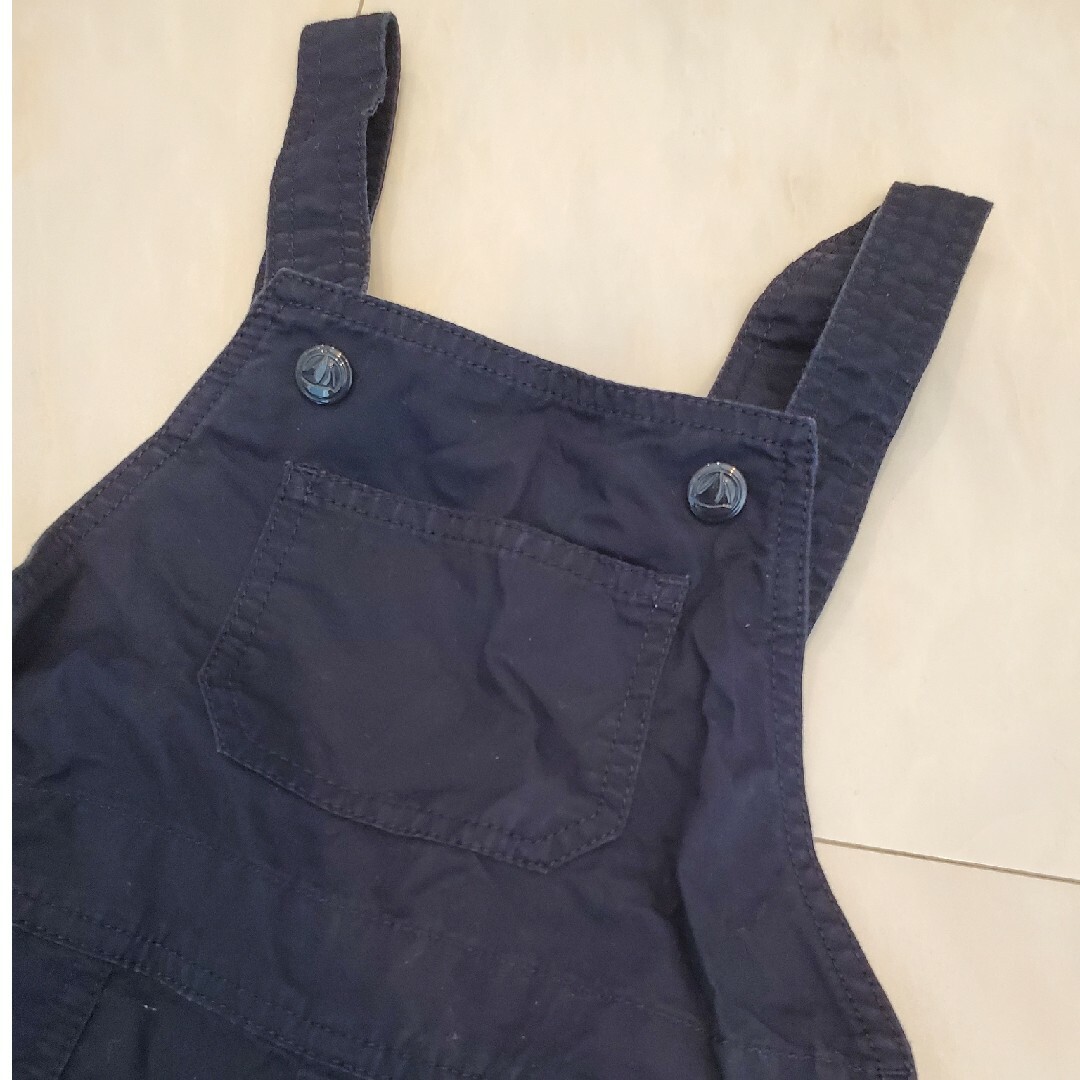 PETIT BATEAU(プチバトー)のプチバトー　サロペット　74サイズ　12M　70 75 80 キッズ/ベビー/マタニティのベビー服(~85cm)(カバーオール)の商品写真