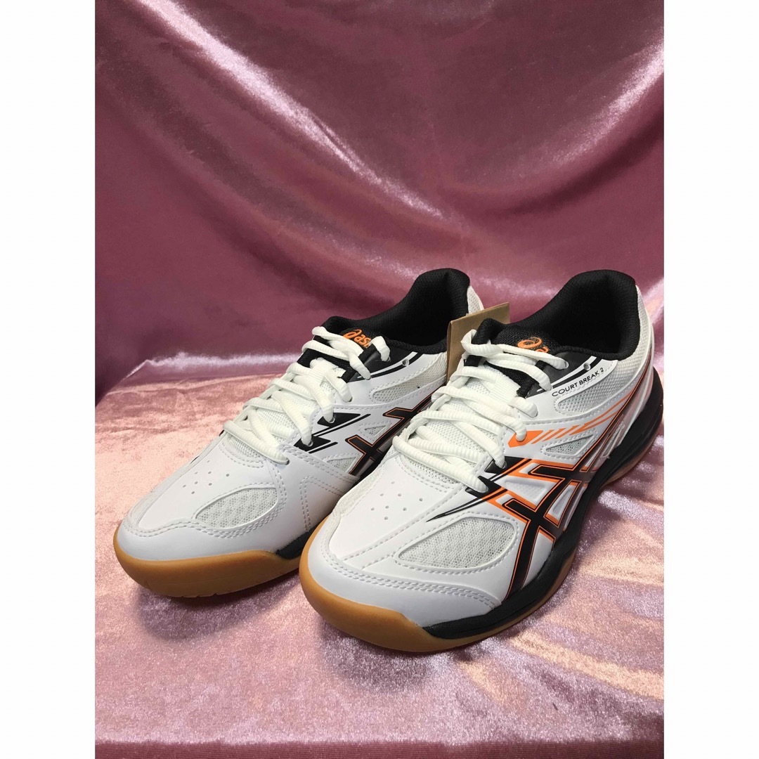 asics - バドミントン アシックス シューズ 1073A013 ホワイト 23.5cm ...