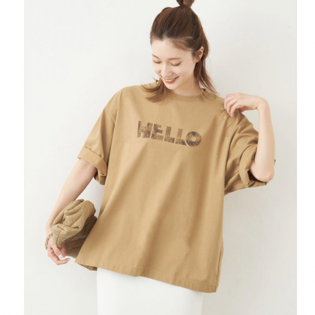 FRAMeWORK フレームワーク 度詰め天竺HELLO Tシャツ◆ | フリマアプリ ラクマ