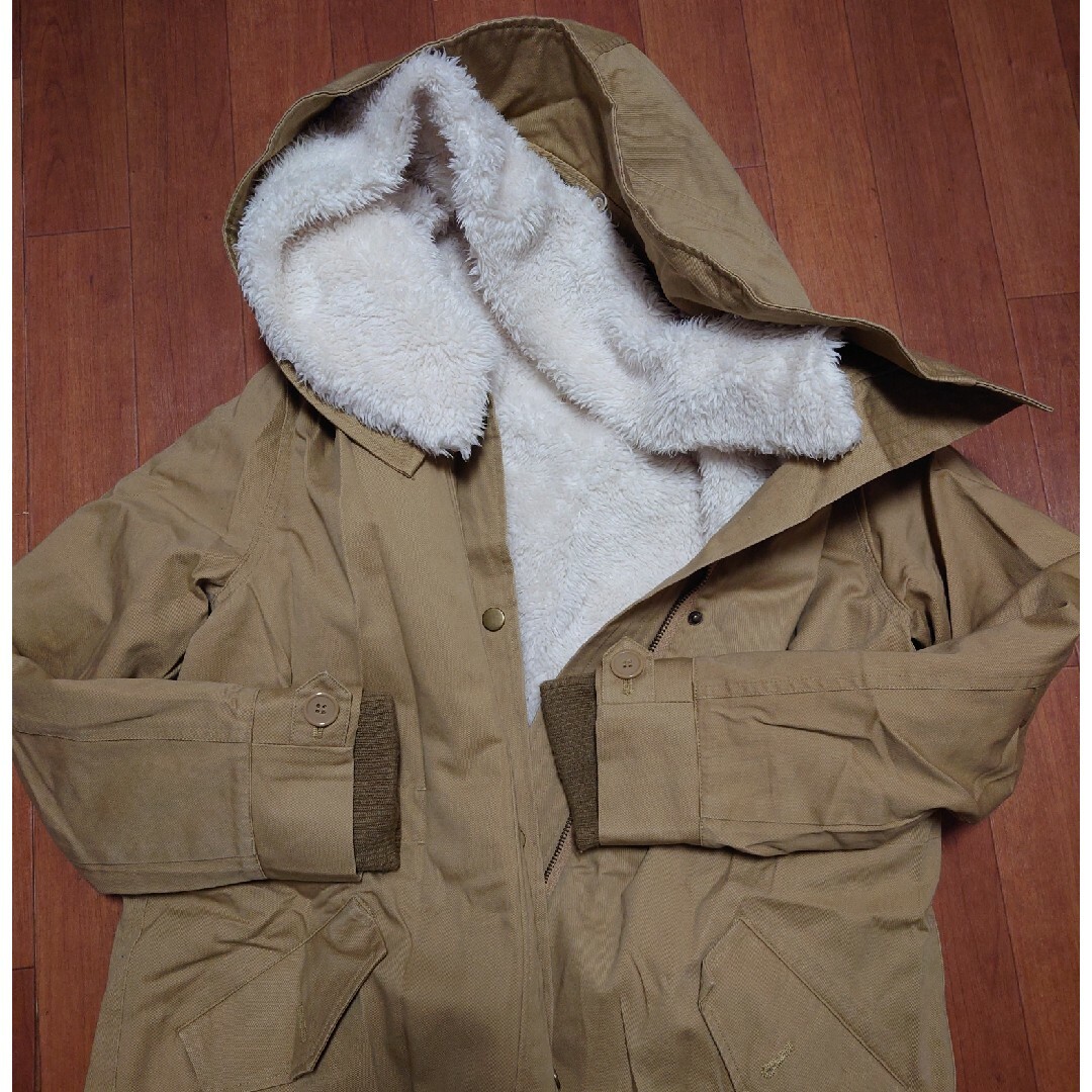 grove(グローブ)のモッズコート(裏ボアライナー付） レディースのジャケット/アウター(モッズコート)の商品写真