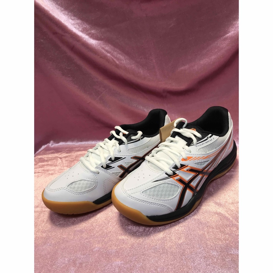 asics(アシックス)のバドミントン アシックス シューズ 1073A013 ホワイト 22.5cm スポーツ/アウトドアのスポーツ/アウトドア その他(バドミントン)の商品写真