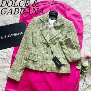 DOLCE&GABBANA - 【未使用タグ付き】DOLCE&GABBANA ツイードジャケット