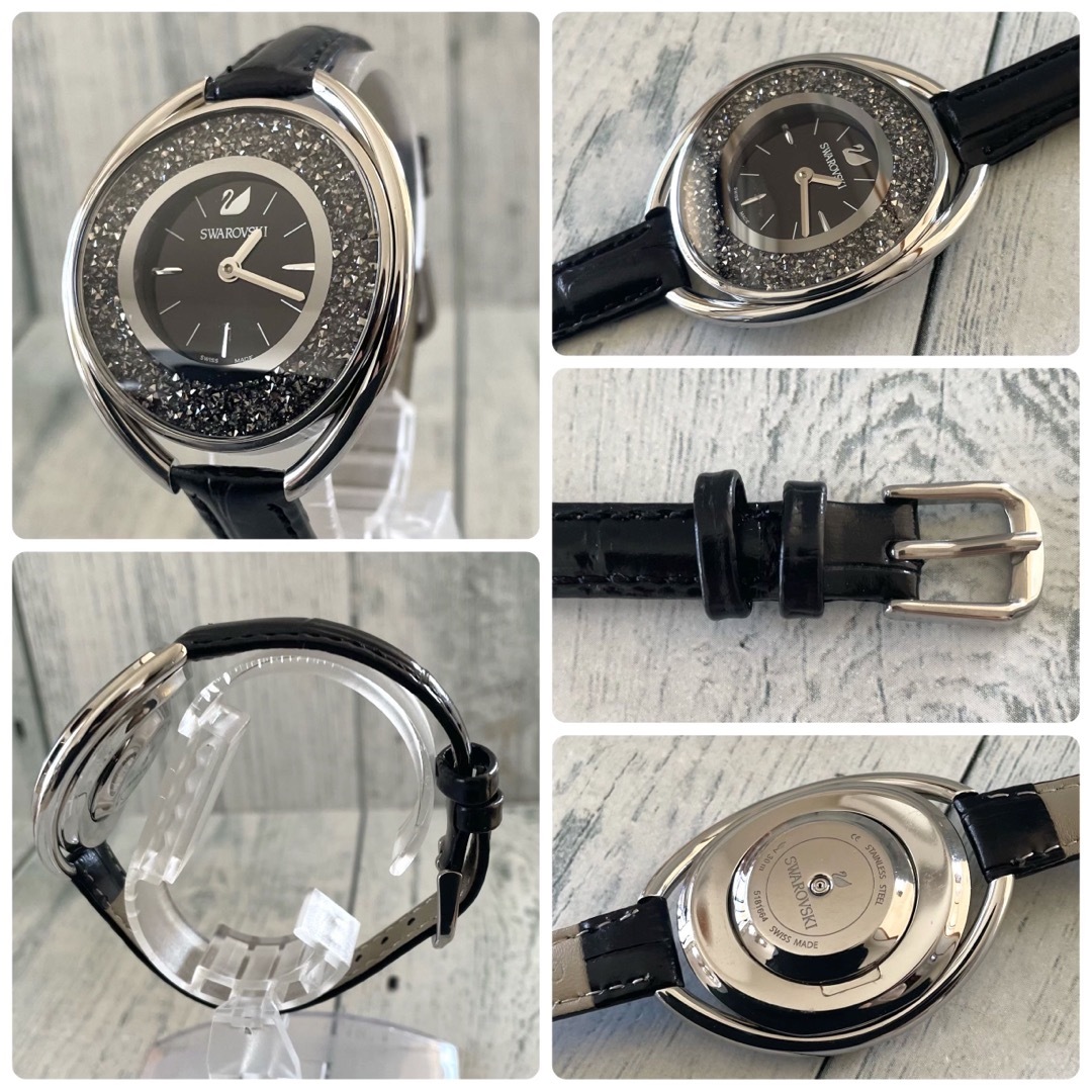 【希少】Swarovski スワロフスキー クリスタルライン シルバー 腕時計