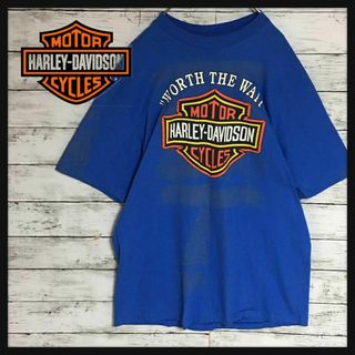 ハーレーダビッドソン(Harley Davidson)の【人気両面プリント】ハーレーダビッドソン　半袖Tシャツ　ビッグロゴL F533(Tシャツ/カットソー(半袖/袖なし))