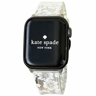 ケイトスペードニューヨーク(kate spade new york)のケイトスペード アップルウォッチ バンド レディース かわいい クリア シリコン Series 8 7 41ミリ対応 シリーズ SE 対応 おしゃれ お洒落 ベルト 交換バンド 着せ替え Apple Watch strap 41mm 彼女 誕生日 プレゼント おすすめ ギフト(腕時計)