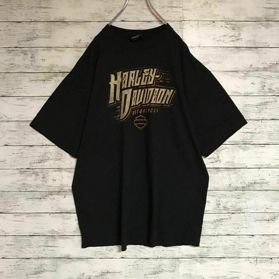 Harley Davidson(ハーレーダビッドソン)の【人気ブラック】ハーレーダビッドソン　マーメイドプリントTシャツ　F560 メンズのトップス(Tシャツ/カットソー(半袖/袖なし))の商品写真