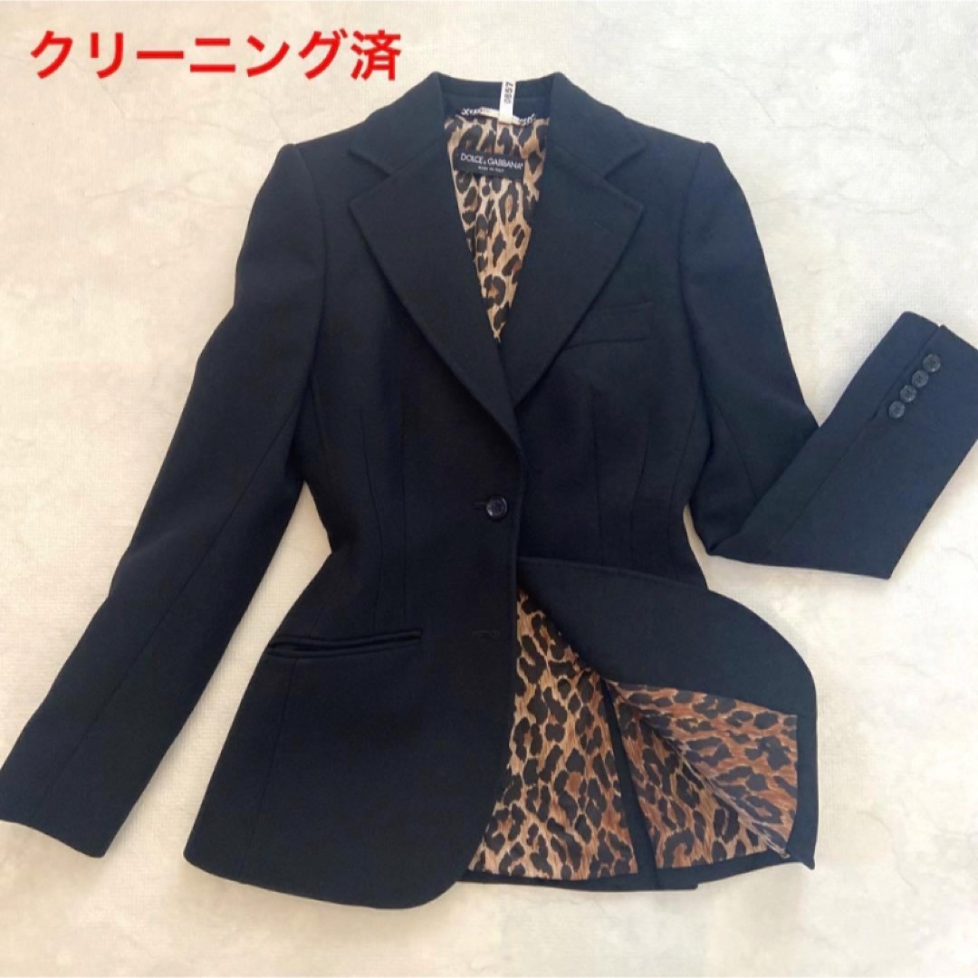 DOLCE&GABBANA - 【美品】DOLCE&GABBANA テーラードジャケット 40