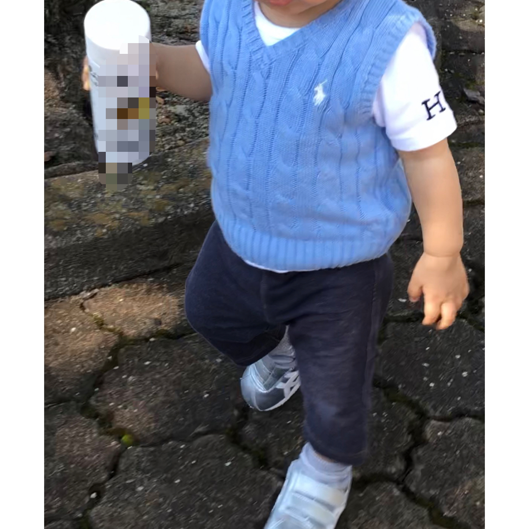 Ralph Lauren(ラルフローレン)のラルフ☆ベスト12M キッズ/ベビー/マタニティのキッズ服男の子用(90cm~)(カーディガン)の商品写真