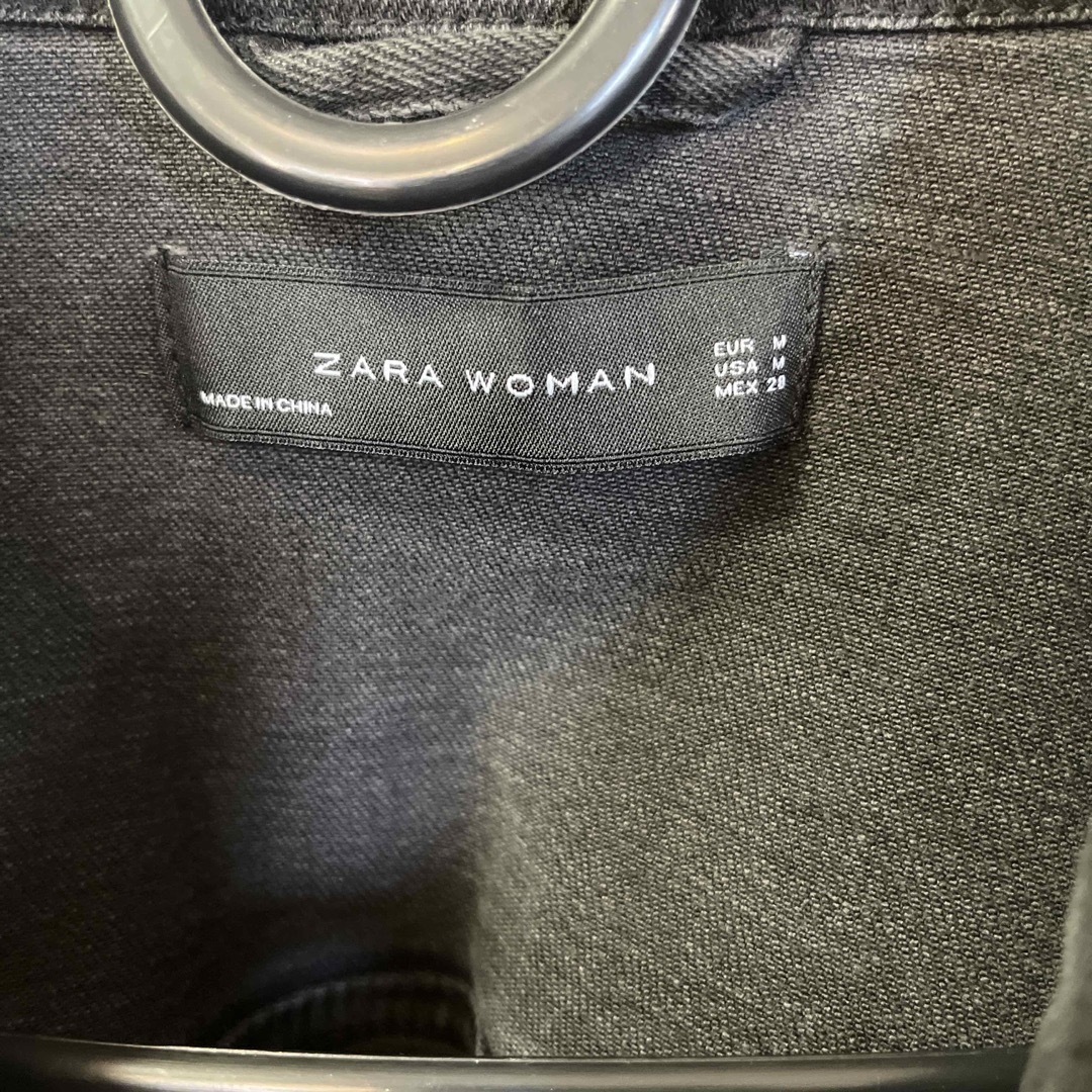 ZARA(ザラ)の♡本日限定お値下♡ZARA ビジュー チュール デニムジャケット M♡ レディースのジャケット/アウター(Gジャン/デニムジャケット)の商品写真