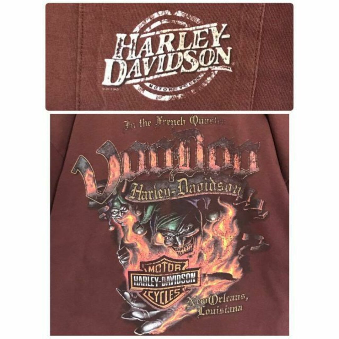 Harley Davidson - 【USA製】ハーレーダビッドソン 背面ビッグプリント