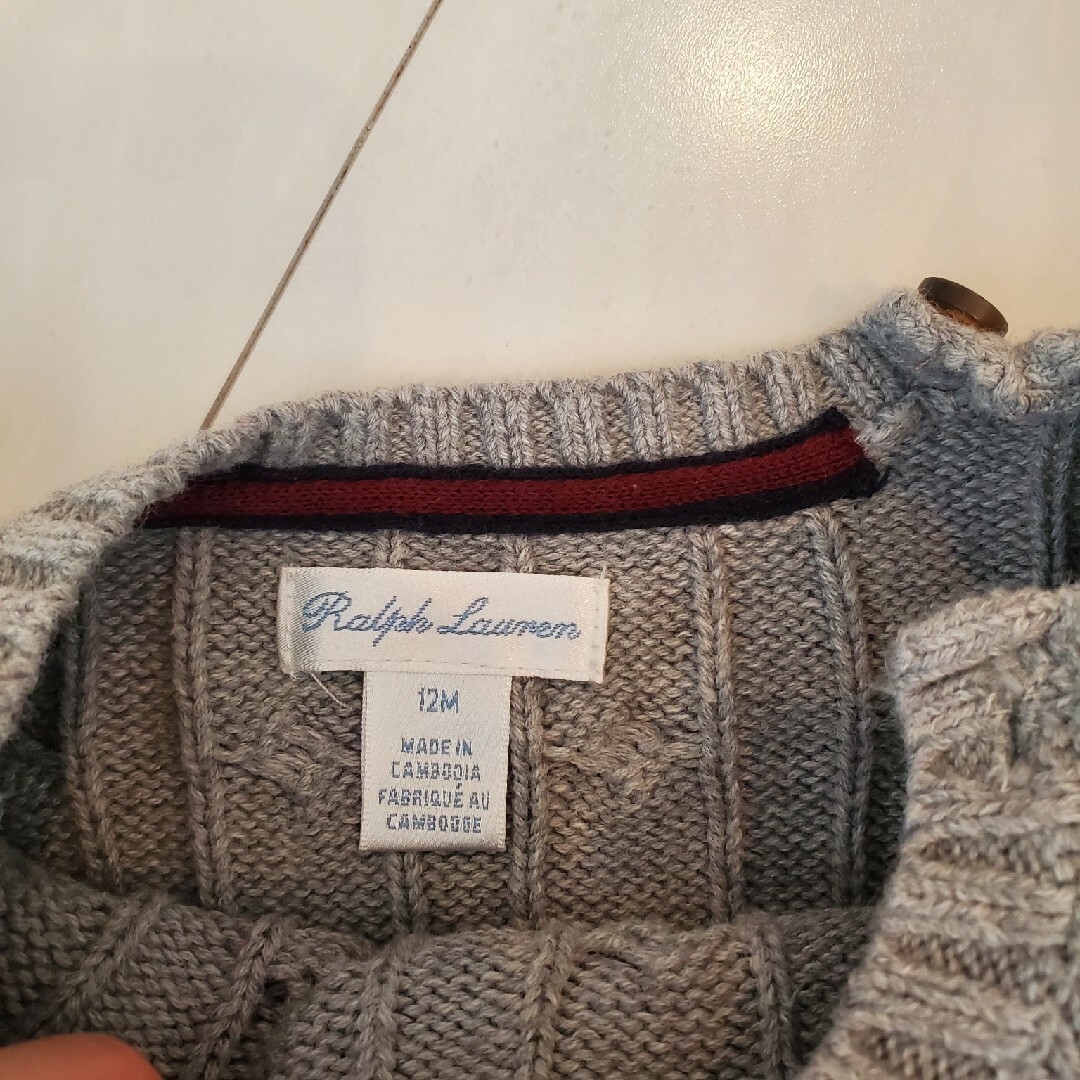 Ralph Lauren(ラルフローレン)のラルフローレン　Ralph Lauren　セーター　おそろい　双子 キッズ/ベビー/マタニティのベビー服(~85cm)(ニット/セーター)の商品写真