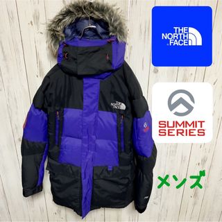 ザノースフェイス(THE NORTH FACE)の【即時発送】US規格　ノースフェイス パープル　ブラック　サミットシリーズ(ダウンジャケット)