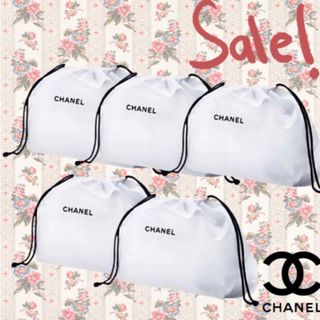 シャネル(CHANEL)のCHANEL シャネル 巾着 コットン ノベルティ 5点 お値下げ不可　数量限定(ノベルティグッズ)