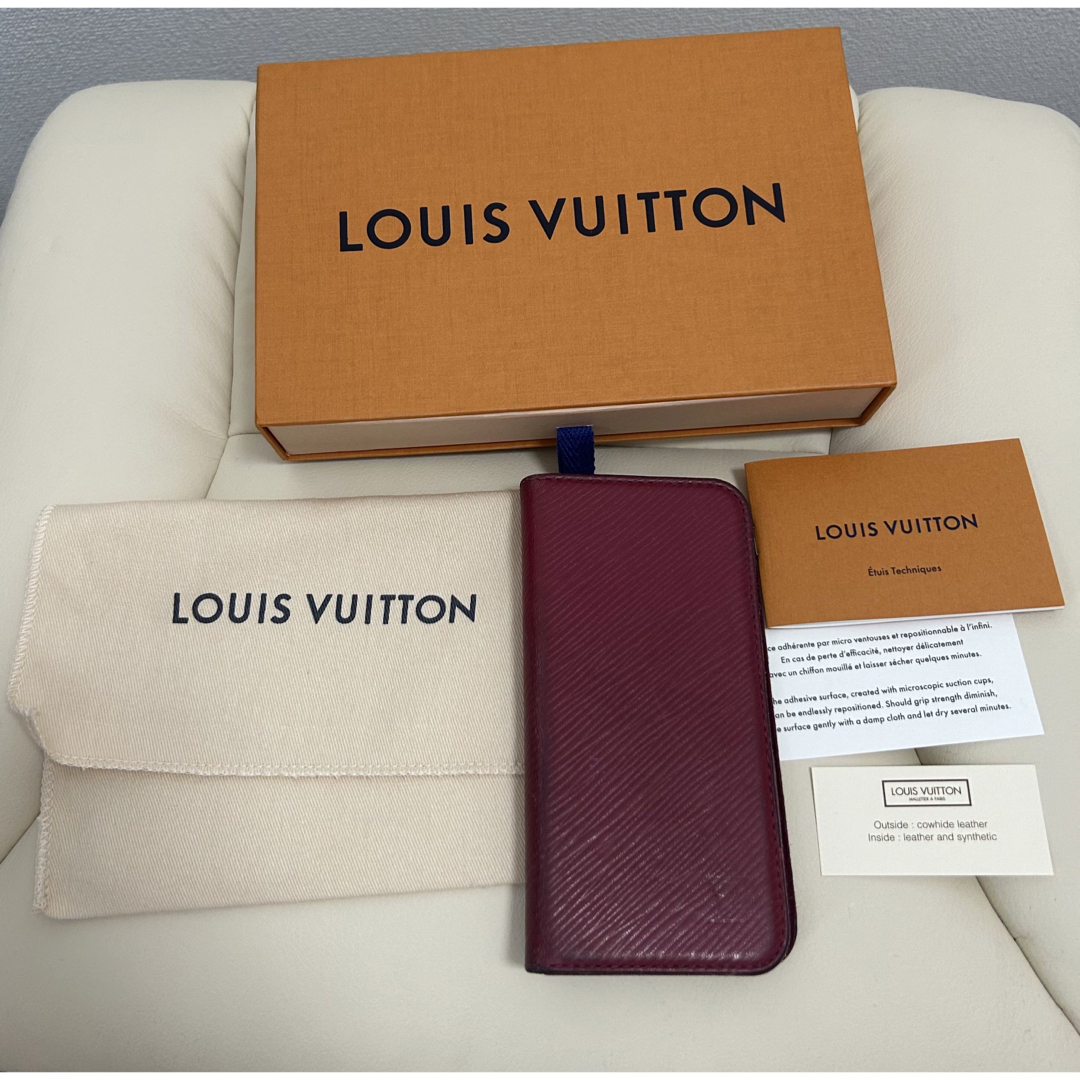 LOUIS VUITTON(ルイヴィトン)のルイヴィトン　エピ iphone XS Xケース スマホ/家電/カメラのスマホアクセサリー(iPhoneケース)の商品写真