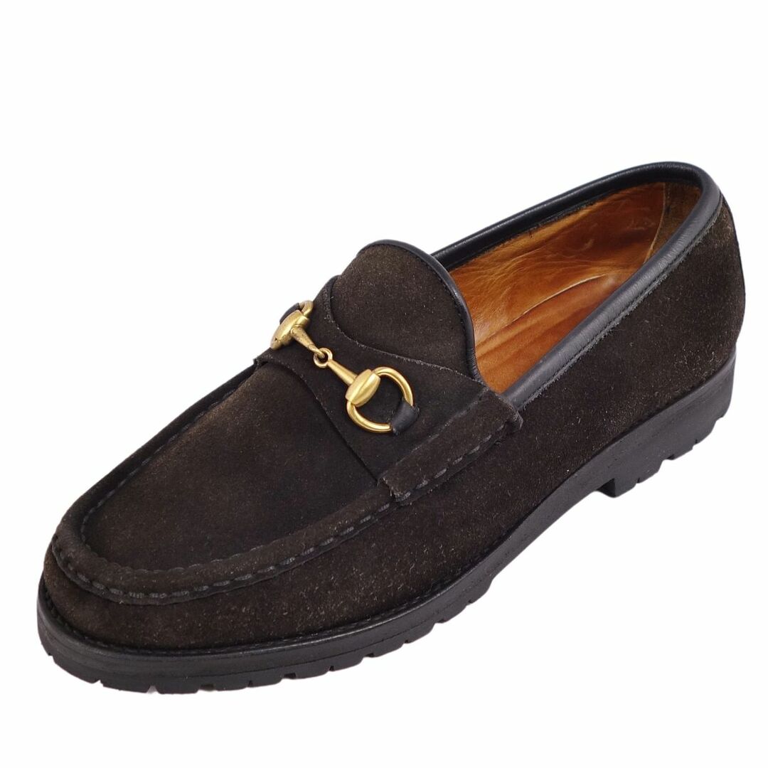 Vintage グッチ GUCCI ローファー モカシン ホースビット スウェードレザー シューズ レディース 7B(24cm相当) ダークブラウン | フリマアプリ ラクマ