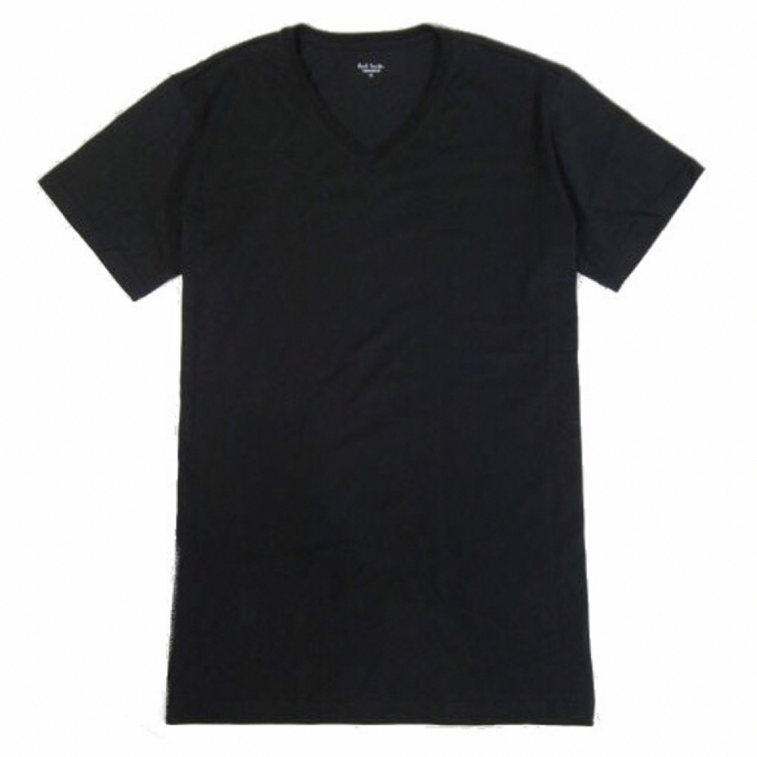Paul Smith(ポールスミス)の【ポールスミス/Paul Smith】Vネック インナーTシャツ・黒LL×2枚 メンズのトップス(Tシャツ/カットソー(半袖/袖なし))の商品写真