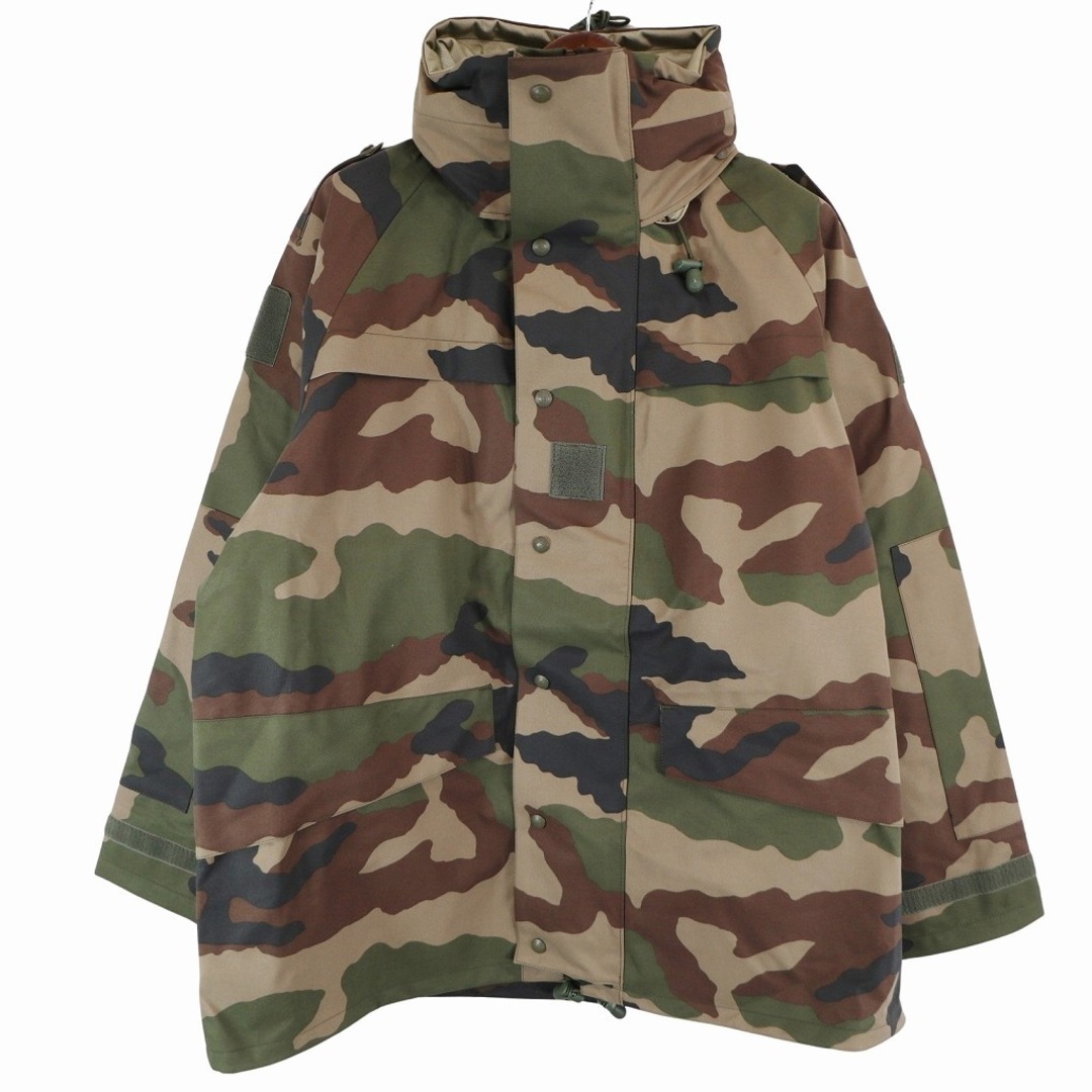 デッドストック 2000年代 フランス軍 FRENCH ARMY GORE-TEX パーカー ミリタリー ユーロ CCEカモ(メンズ 120L) 中古  古着 O6221 | フリマアプリ ラクマ