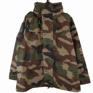 デッドストック 2000年代 フランス軍 FRENCH ARMY GORE-TEX パーカー ミリタリー ユーロ CCEカモ(メンズ 120L) 中古 古着 O6223(パーカー)