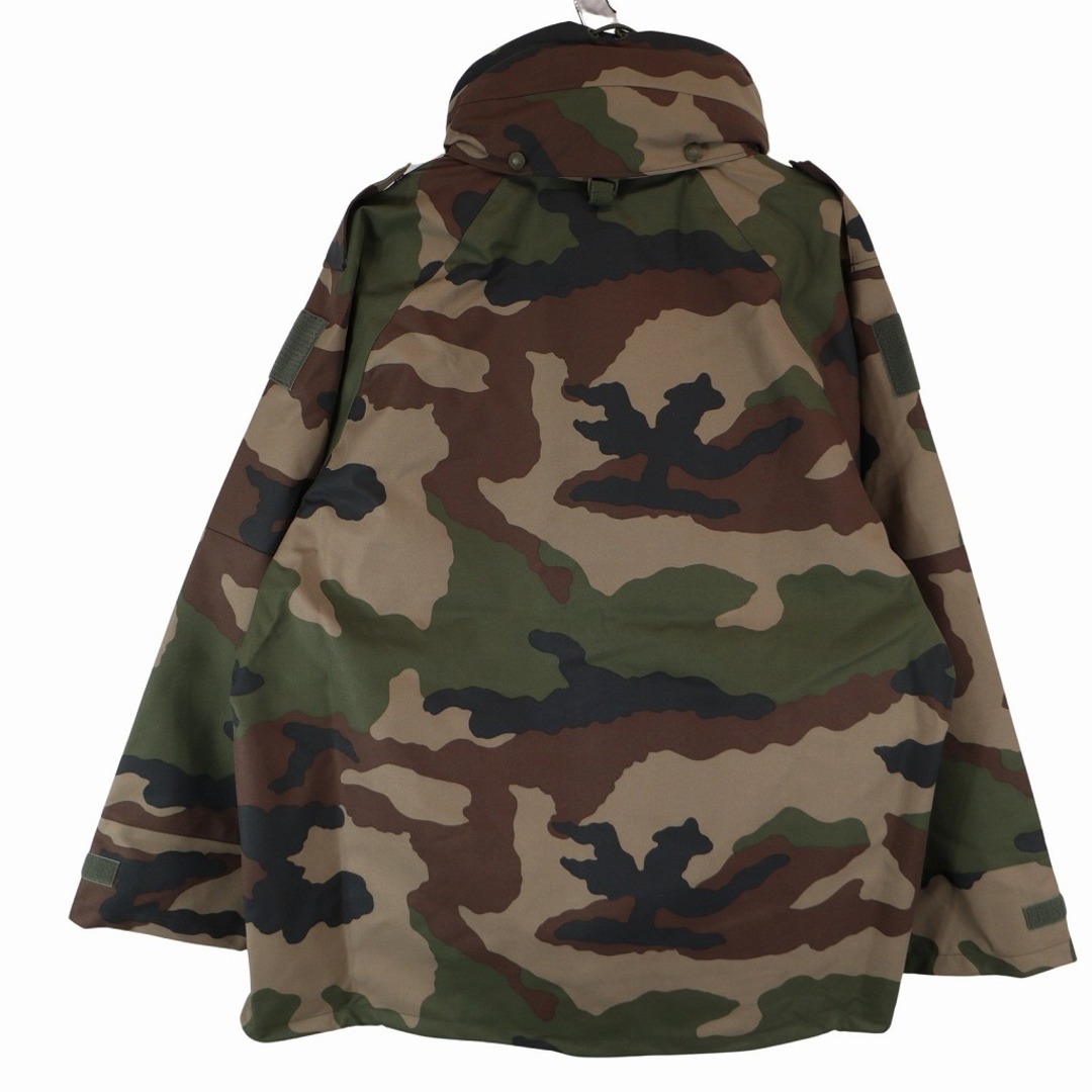 デッドストック 2000年代 フランス軍 FRENCH ARMY GORE-TEX パーカー ミリタリー ユーロ CCEカモ (メンズ 120L) 中古 古着 O6225 メンズのトップス(パーカー)の商品写真