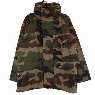 デッドストック 2000年代 フランス軍 FRENCH ARMY GORE-TEX パーカー ミリタリー ユーロ CCEカモ (メンズ 120L) 中古 古着 O6225(パーカー)