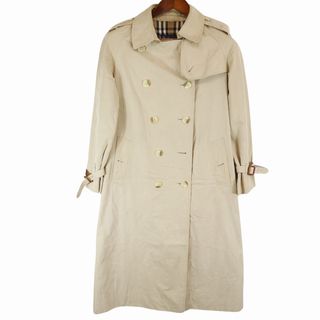 バーバリー(BURBERRY)の80年代 イングランド製 Burberrys バーバリーズ トレンチコート 防寒 ベージュ (メンズ L相当) 中古 古着 O6235(トレンチコート)