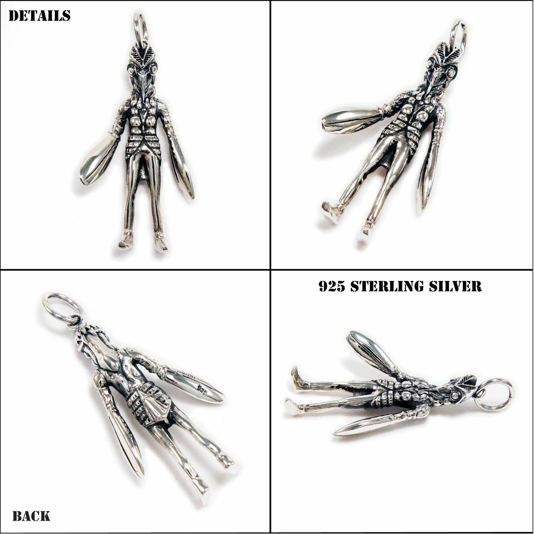 バルタン星人925シルバーペンダント CS-072 アクセサリー バルタン星人925シルバーペンダント CS-072 アクセサリー