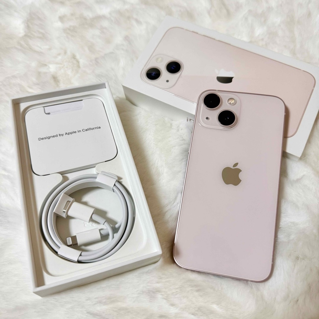 iPhone13 mini ピンク 透明ケース付き 128GB SIMフリー 2