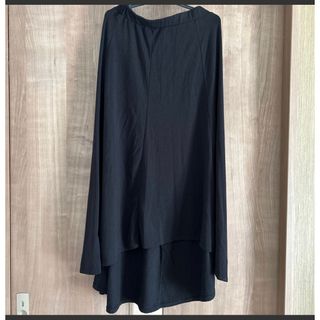 アズールバイマウジー(AZUL by moussy)のアズールバイマウジー黒ロングスカートSサイズ(ロングスカート)