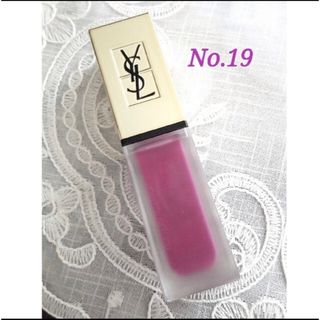 イヴサンローランボーテ(Yves Saint Laurent Beaute)の✤イヴサンローラン✤タトワージュクチュールリップNo.19新品(口紅)