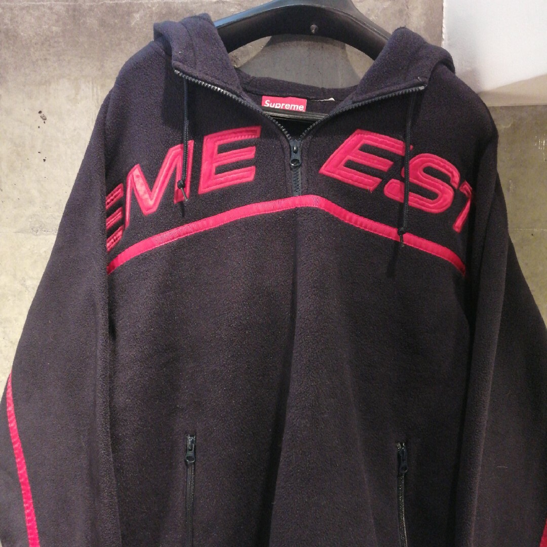 【Lサイズ】Supreme Polartec Half Zip Hooded