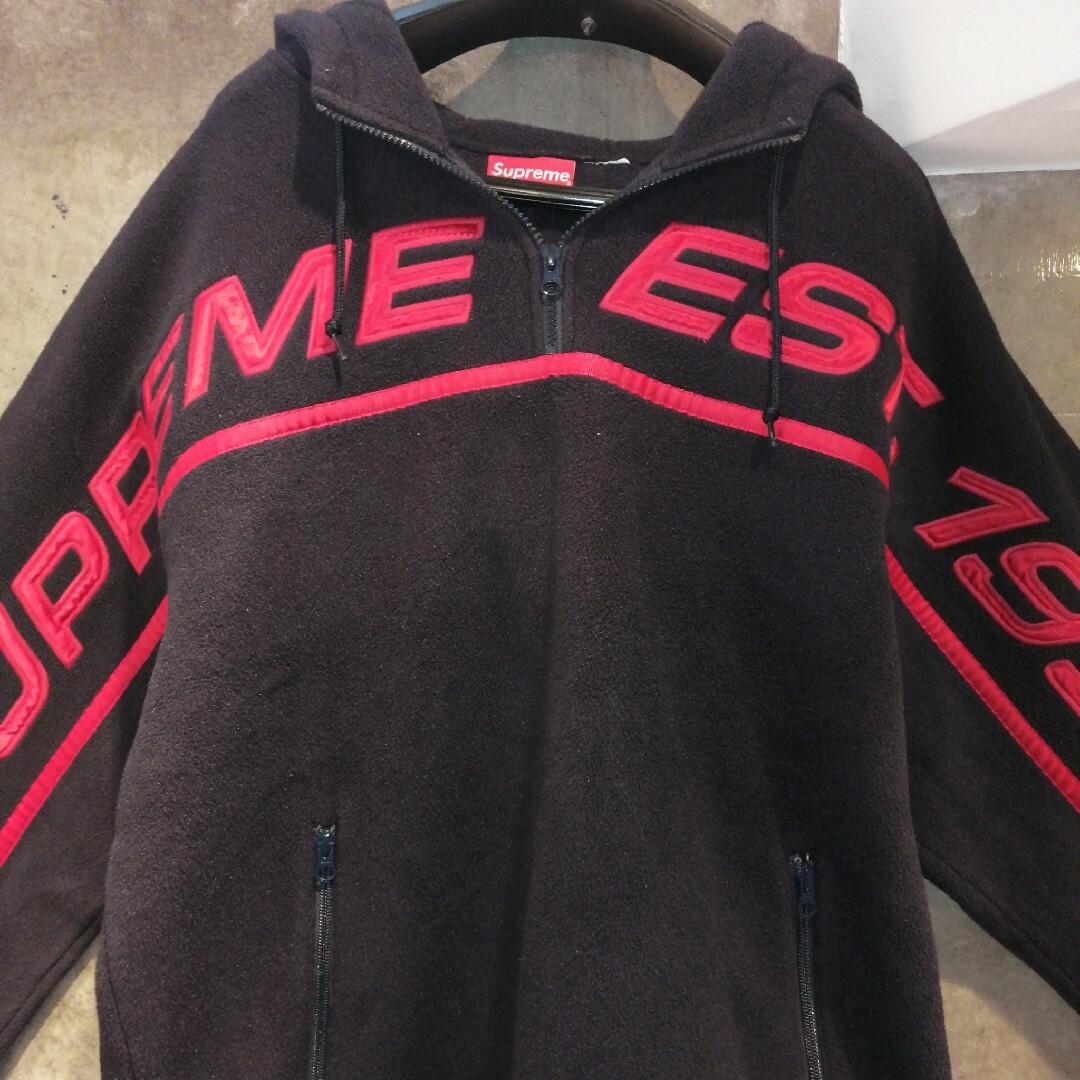 【Lサイズ】Supreme Polartec Half Zip Hooded