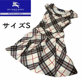 バーバリーブルーレーベル(BURBERRY BLUE LABEL)のBURBERRY BLUELABEL ノバチェック　ワンピース　サイズ36(ミニワンピース)