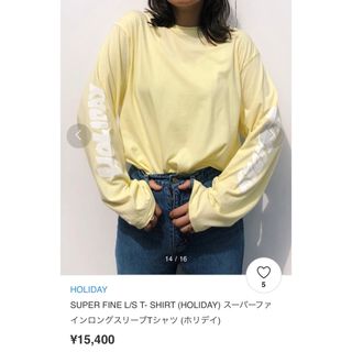 ホリデイ Tシャツ(レディース/長袖)の通販 100点以上 | holidayの