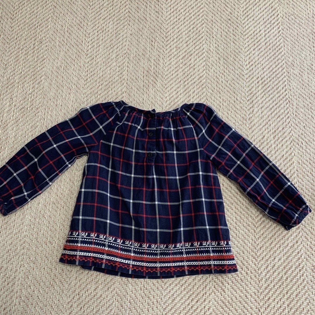 babyGAP(ベビーギャップ)のキッズトップス キッズ/ベビー/マタニティのキッズ服女の子用(90cm~)(ブラウス)の商品写真