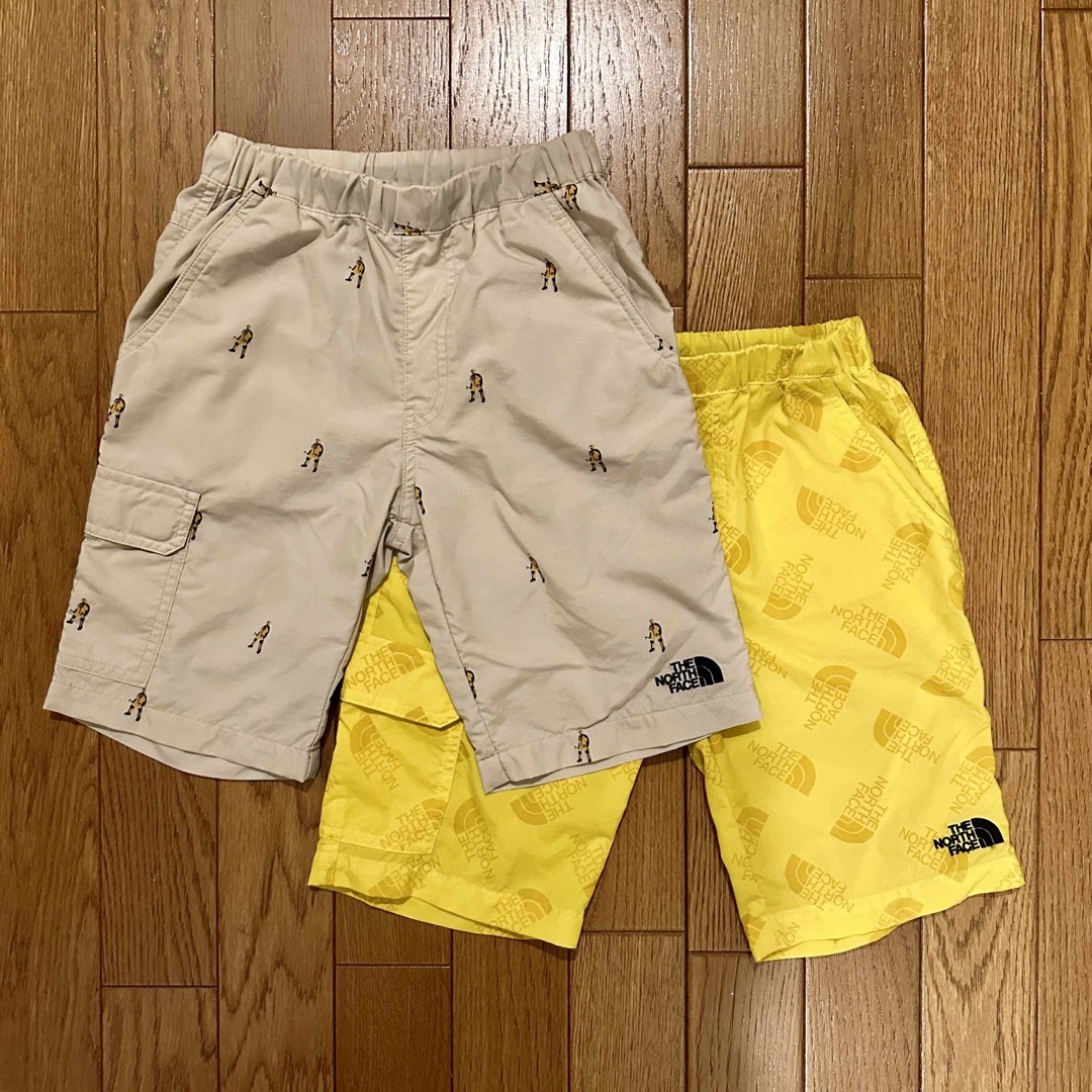 THE NORTH FACE(ザノースフェイス)のザ・ノース・フェイス  ショートパンツ２枚セット 120 キッズ/ベビー/マタニティのキッズ服男の子用(90cm~)(パンツ/スパッツ)の商品写真