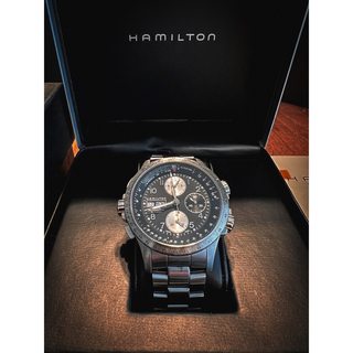 ハミルトン(Hamilton)のHAMILTON   KHAKI AUTOMATIC X-WIND 定価17万(腕時計(アナログ))