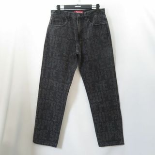 シュプリーム(Supreme)の SUPREME 23aw NEEDLE PUNCH REGUAR JEAN BLACK(デニム/ジーンズ)