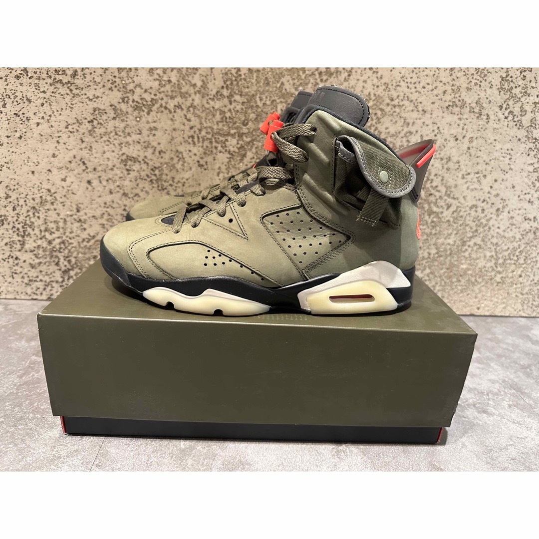 TravisScott×AirJordan6 MediumOlive27.0